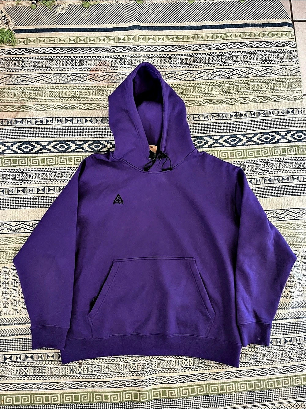 Nike ACG Tuff Fleece Pullover Hoodie Purple XL